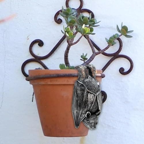 HPMAISON Plant Pot Hanger Bat Resin Statue Halloween Bat Garden Flower Pot Decoration Outdoor Decorative Sculptures Ornaments Figurine Weatherproof and UV Resistant thumbnail 7