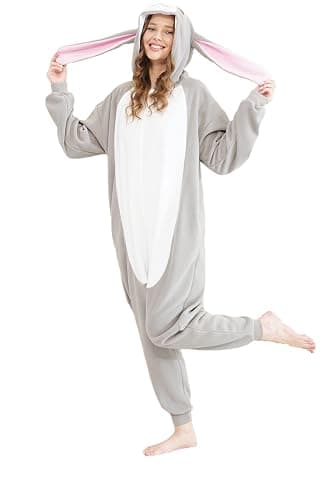 DSMTALS Unisex Adult Animal Onesie Pajamas, Cozy Flannel Halloween Costume, Homewear, Sleepwear for Men and Women - Image 1