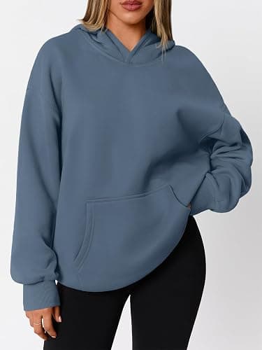 WYNNQUE Hoodies for Women Oversized Sweatshirts Fall Fashion Outfits 2026 Casual Sweaters Tops Fleece Workout Winter Clothes thumbnail 2