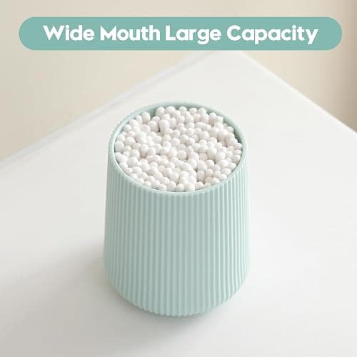YAUKPH Green Striped Toothbrush Holder for Electric Toothbrushes Bathroom Organizer Cup for Toothpaste Kids & Adults thumbnail 4