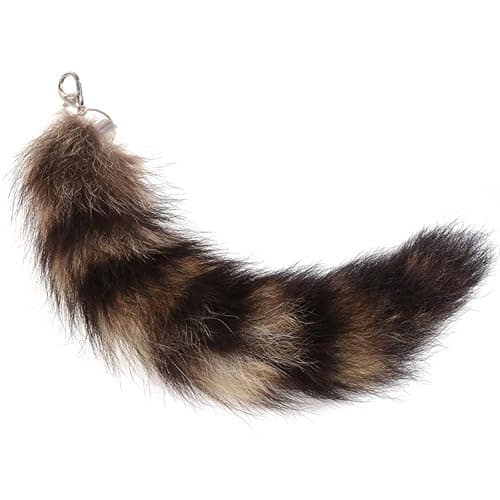 WOZUN For Key Ring Raccoon Coat Tails Chain Keychain Keyring Gift New thumbnail 3