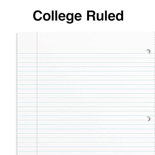 Staples Accel Durable Poly Cover 1-Subject Notebook, College Ruled, Teal | 8.5x11 inch notebook for school and office everyday note-taking. thumbnail 4