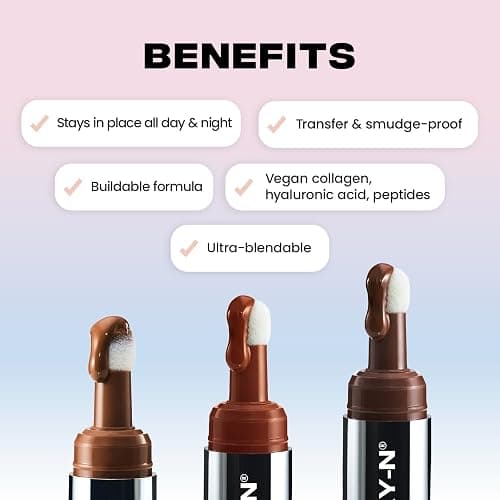 Sacheu Liquid Contour STAY-N Long Wear Cream Contour Makeup — Long Lasting, Blendable, & Lightweight Formula — Vegan & Cruelty-free, Giving Drama thumbnail 3
