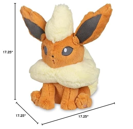 Pokemon Center: Flareon Comfy Friends Plush, 17 ¼ Inch thumbnail 3