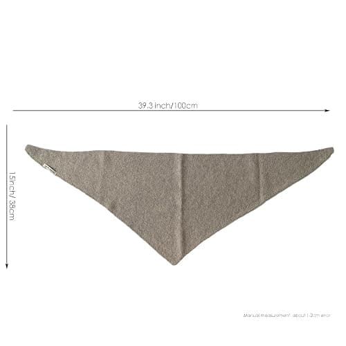 Wendyfull Triangle Scarf for Women Knitted Wool Headscarf Cashmere Feel Y2K Downtown Girl Aesthetic Streetwear Accessories thumbnail 7