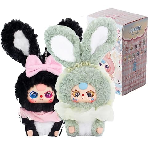 Baby Three Lily Rabbit Town Series 2 Plush Blind Box 1Pc (1 of 12 Possible Styles) Kawaii Cute Blind Box Figures, Random Design Action Figures Collectible Toys Home Decorations - Image 1