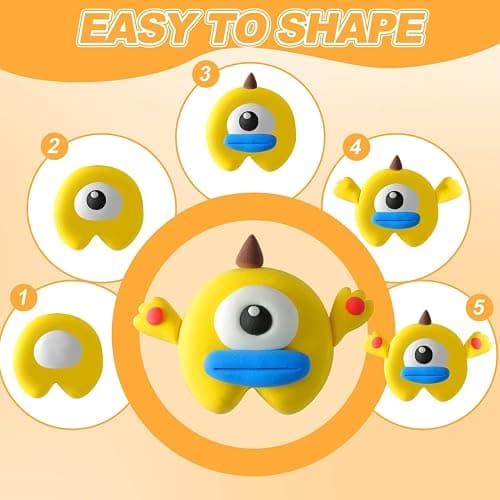 Air Dry Clay 56 Colors, Modeling Clay for Kids | Soft & Ultra Light Model Magic Clay Kit with Sculpting Tools | Safe Non-Toxic DIY Creative Projects Art and Crafts Gifts for Boys Girls thumbnail 6