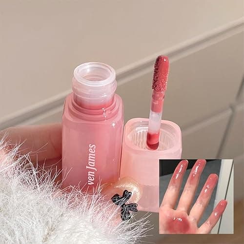 Baorder 4Pcs Hydrating Lip Gloss Set,Non-Stick Cup,Glossy Finish,Highly-Pigmented Korean Lip Glaze,Plumping Lipgloss,Moisturizing Water Mirror Liquid Lipstick,Long-lasting Natural Makeup thumbnail 5