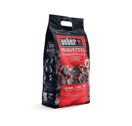 Weber Briquettes de Charbon - Sac 4 kg - Charbon de Bois pour Barbecues Weber - Combustible BBQ - Qualité Premium, Facile à Allumer, Longue Durée - 100% Naturel, à Base de Déchets de Bois (17590168) thumbnail 7