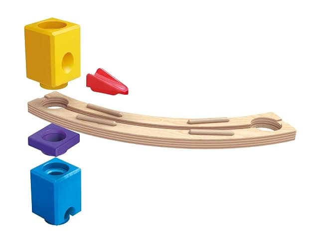 Hape Wooden Quadrilla Super Spirals Marble Run STEM Toy for Kids 4+ Years thumbnail 8