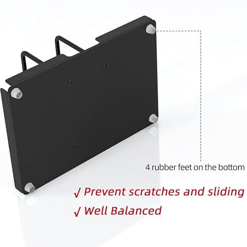 Napkin Holder for Table, Metal Napkin Holder with Salt and Pepper Shakers Caddy, Standing Paper Napkin Storage for Kitchen Dining Table Decor, Black thumbnail 5