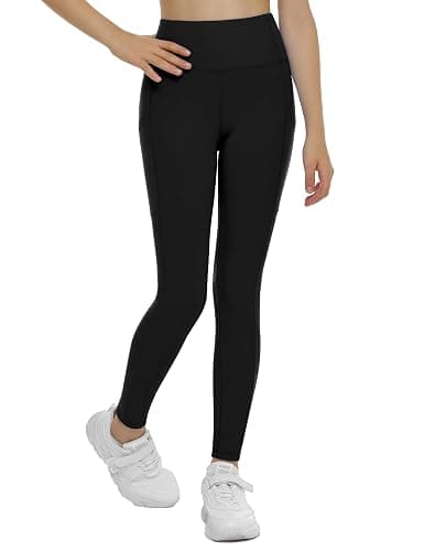 THE GYM PEOPLE Girls Workout Leggings Kids High Waist Stretch Athletic Dance Yoga Pants with Pockets thumbnail 5