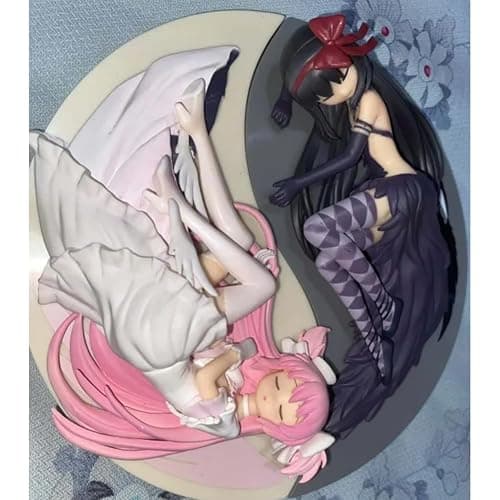 YLQANONG KanameMadoka Figures Anime Akemi Homura Figure Statues PVC Kaname Madoka Anime Action Figurine 5.51IN thumbnail 5