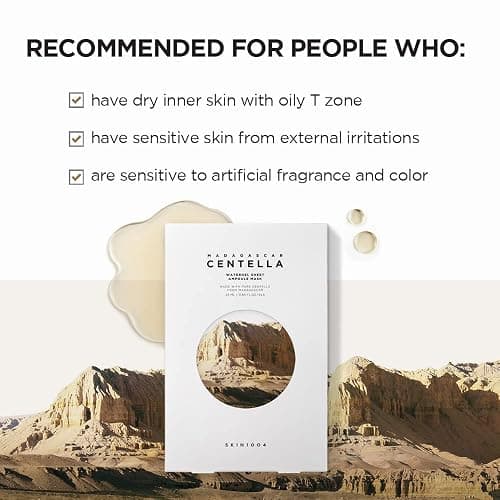 SKIN1004 Madagascar Centella Watergel Sheet Ampoule Mask, 1box - 5ea thumbnail 5