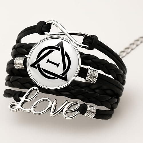 GNAYOAHLI Therian, Therian Stuff, Therian Necklace—Bracelets: Unique Animal Spirit Logo Pendant and Adjustable Handmade Leather Band, Gift for Therians and Animal Lovers thumbnail 5
