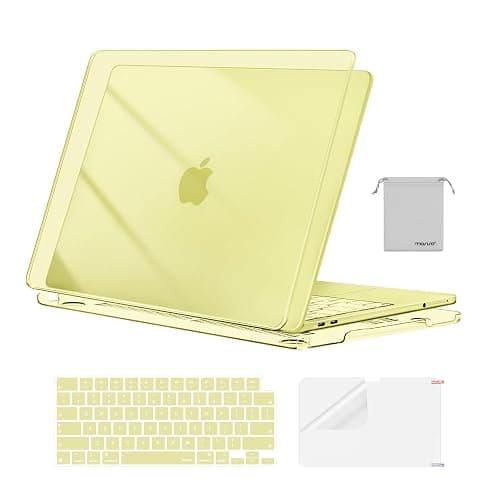 MOSISO Compatible with MacBook Neo Case 13 inch 2026 Release Model A3404 with A18 Pro Chip, 4 in 1 Kit Precision Fit Crack & Scratch Resistant Protective Hard Shell Case Cover, Crystal Citrus - Image 1