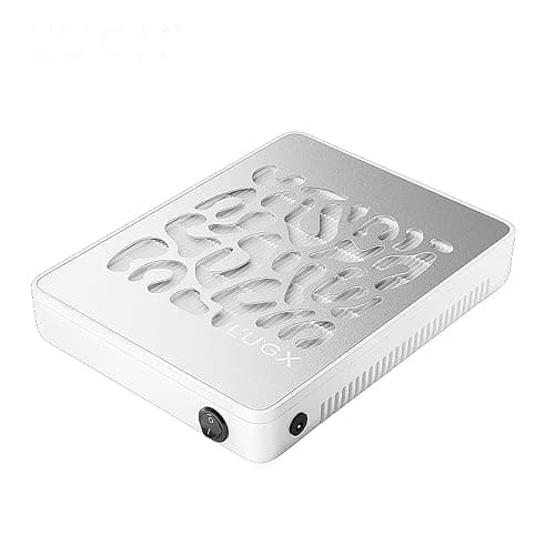 L'UGX Professional Nail Dust Collector with 30 Pcs Filter Papers, Powerful Dust Collector Nail Salon, Nail Dust Extractor Manicure Pedicure Tool for Acrylic Nail Polishing, Low Noise - Image 1