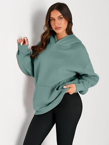 Trendy Queen Womens Oversized Hoodies Fleece Sweatshirts Fall Fashion Pullover Sweaters Winter Clothes thumbnail 3