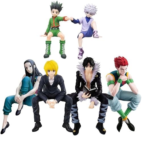 QAHEART Gon Killua Zaoldyeck Figures Chrollo Lucilfer Anime Figure Statues Gon Freecss Anime Action Figurine Ornaments for Fans - Image 1