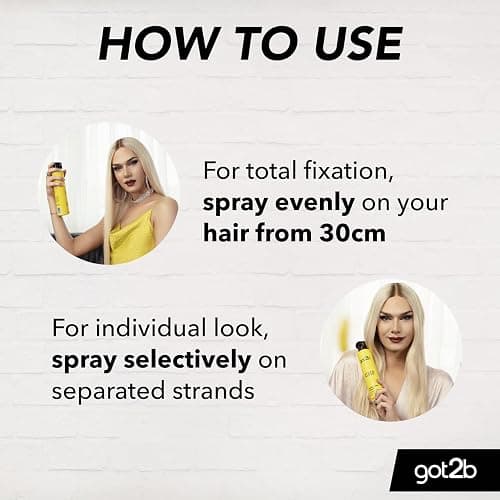 got2b Glued Blasting Freeze Hairspray 300 ml, Glued Hairspray for up to 72h Ultra Strong Hold, Hairspray got2b, For Extreme Hairstyles, Vegan Formula thumbnail 5