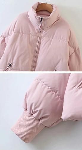Gihuo Women’s Winter Cropped Puffer Jacket Coat Short Warm Quilted Jacket 2026 thumbnail 6