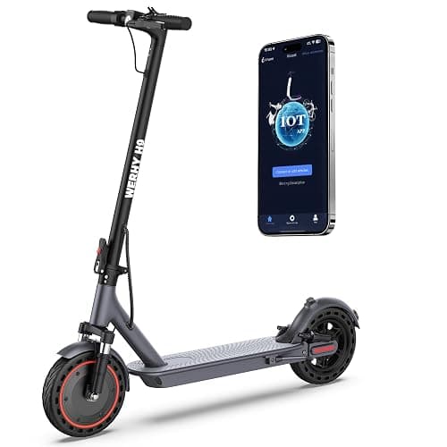 WERHY 10 Inches Electric Scooter, 500W Powerful Motor & 22 MPH Top Speed, 22-28Miles Long Range, Folding E Scooter with Dual Braking for Adults - Image 1