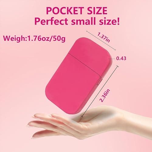 Torch Lighter, Pink Flame Lighter, Cute Pink Glitter Torch Windproof Cool Lighter, Metal Refillable Butane Lighter, Outdoor, Indoor, Camping, Candle, Birthday, Gift (Without Butane) thumbnail 2