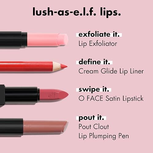 e.l.f. Cream Glide Lip Liner, Highly-Pigmented Pencil For Shaping & Sculpting Lips, Semi-Matte Finish, Vegan & Cruelty-Free, Mauve Aside thumbnail 3
