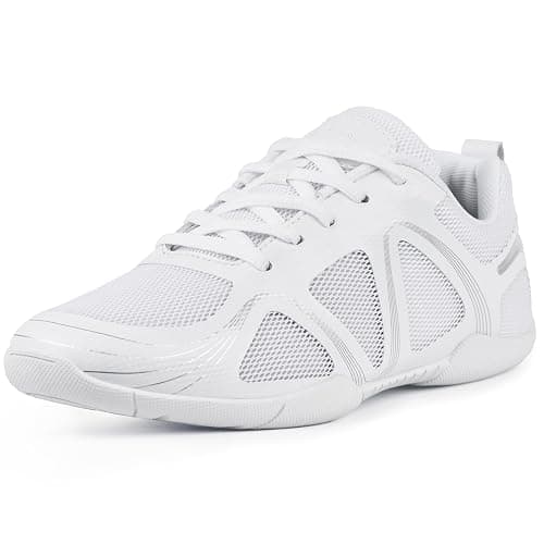 CADIDL Cheer Shoes for Women White Cheerleading Athletic Dance Shoes Girls Flats Tennis Walking Sneakers thumbnail 6