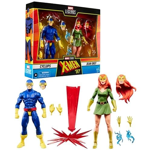 Hasbro - Collectibles - X-Men '97 - Marvel Legends - Cyclops & Jean Grey Action Figure 2-Pack - Collectibles - Multicolor thumbnail 3