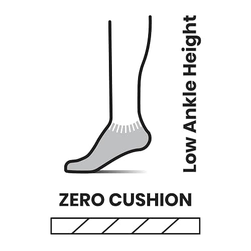 Smartwool Women's Run Zero Cushion Ombre Print Low Ankle Socks thumbnail 2
