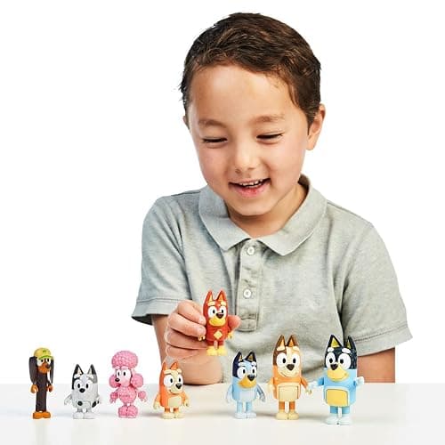 Bluey Figure 4 Pack - Friends Pack, Multicolor (13014) thumbnail 7
