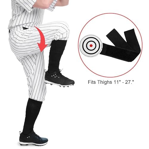 Molain Circle Baseball Softball Training Equipment, Pitching Trainer for Arm Mechanics & Muscle Memory Development (Black) thumbnail 7