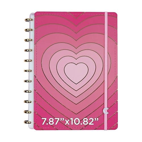 CREATE A NOTEBOOK Discbound Premium - Plan, Organize, Customize, and Create with Ease. For Work Meetings, School, Journal, or Daily Use 80 Pages (Golden Love LARGE 7.87 in x x 10.82 in) thumbnail 7