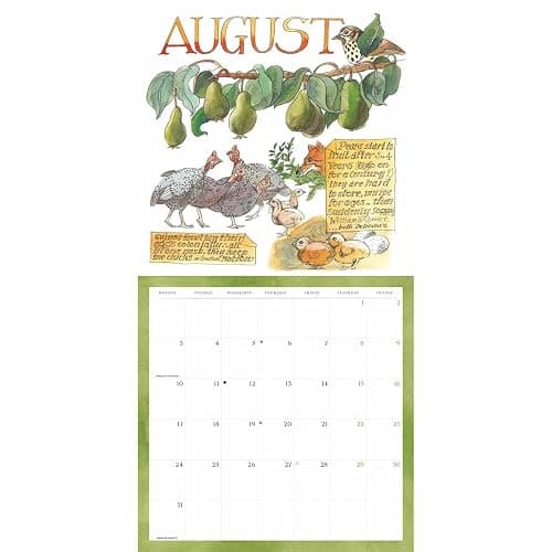 Carousel Worldwide, Matthew Rice, A Year in the Country 2026 Square Wall Calendar thumbnail 6