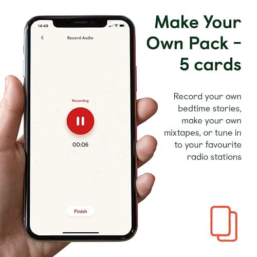 Yoto Make Your Own Cards – 5 Blank Audio Cards for Use with Kids Yoto Player & Mini Bluetooth Speaker, Play Audiobook Stories Music Radio Podcasts Learning Activities, Fun Gift for Children All Ages thumbnail 4