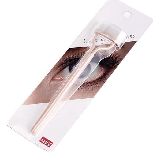 Eyelash Separator Eyelash Comb Lash Separator Tool MSQ Mascara Brush Eyelash Brush Separator Mascara Comb Arc Designed Mascara Applicator With Cover Naked Pink (1PCS) thumbnail 7