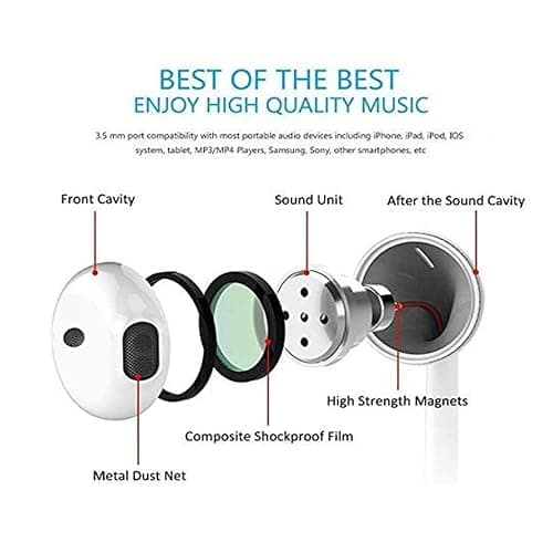 2 Packs iPhone Headphones Earbuds with Lightning Connector(Built-in Mic & Volume Control)[MFi Certified] Headphones support for iPhone 14/13/12/SE/11/XR/XS/X/7/7Plus/8/8Plus Support All iOS System thumbnail 3