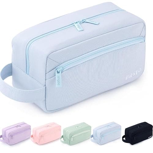 HVOMO Big Capacity Pencil Case Pen Pouch Holder Bag Large Storage Art Supply Marker Durable Stationery School Office Desk Organizer Portable for Kids Teen Student Girls Boys Adults(Blue) - Image 1