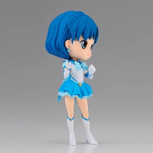 Banpresto - Pretty Guardian Sailor Moon Cosmos The Movie - Eternal Sailor Mercury (ver. A), Bandai Spirits Q Posket Figure thumbnail 4