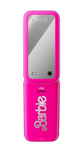 HMD Barbie Pink Mobile Flip Phone. Unlocked thumbnail 2