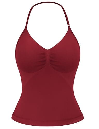 YEOREO scarlet red backless tank top - Image 1
