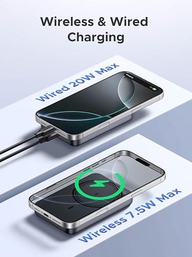 UGREEN Nexode 10000mAh MagSafe Wireless Power Bank PD 20W Fast Charging | MagSafe-Compatible Portable Charger USB-C Battery Pack Compatible with iPhone Air/17/16/15/14/13/12 Plus/Pro/Pro Max/Mini thumbnail 3