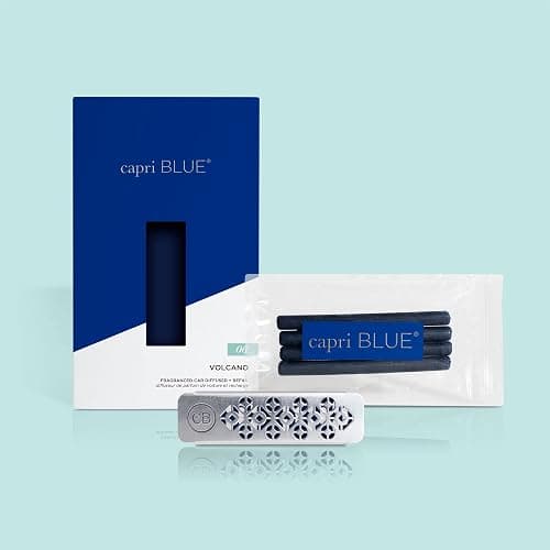 Capri Blue Volcano Fragranced Car Diffuser with Refills - Volcano Car Air Freshener Diffuser - Includes Tropical Fruit Scented Refills thumbnail 2