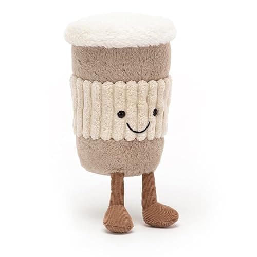 Jellycat Amuseables Coffee-to-Go Stuffed Toy, 6 inches - Drink Plush - Fun Gift Idea thumbnail 5