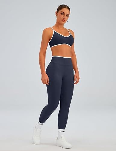 TDIFFUN Women Workout Sets 2 Piece Seamless Scrunch Butt Lifting Leggings Padded Sports Bra Matching Set Gym Yoga Outfits thumbnail 5