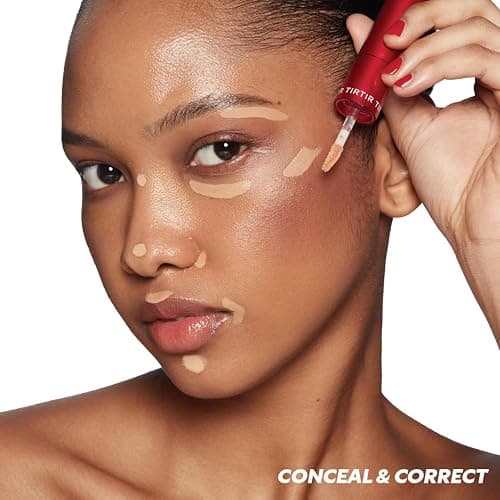 TIRTIR Glide&Hide Blurring Concealer - Creamy texture, Conceals dark circles and wrinkles, Dual formula (liquid tip & balm stick), Long-lasting wear, Korean Makeup, #2C, 0.28 Oz thumbnail 8