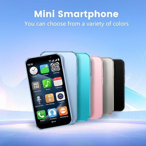 Leemoosa Mini Intelligent Unlocking Phone 3-Inch High-Definition Touch Screen 3G Android Dual Card Dual Standby Face ID Small Smartphone Suitable for Students and Children (2GB+16GB) (Blue) thumbnail 7