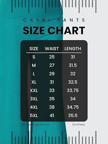 Made By Johnny Women's High Elastic Waistband Wide Leg Palazzo Culotte Gaucho Capri Pants (S~5XL) thumbnail 6