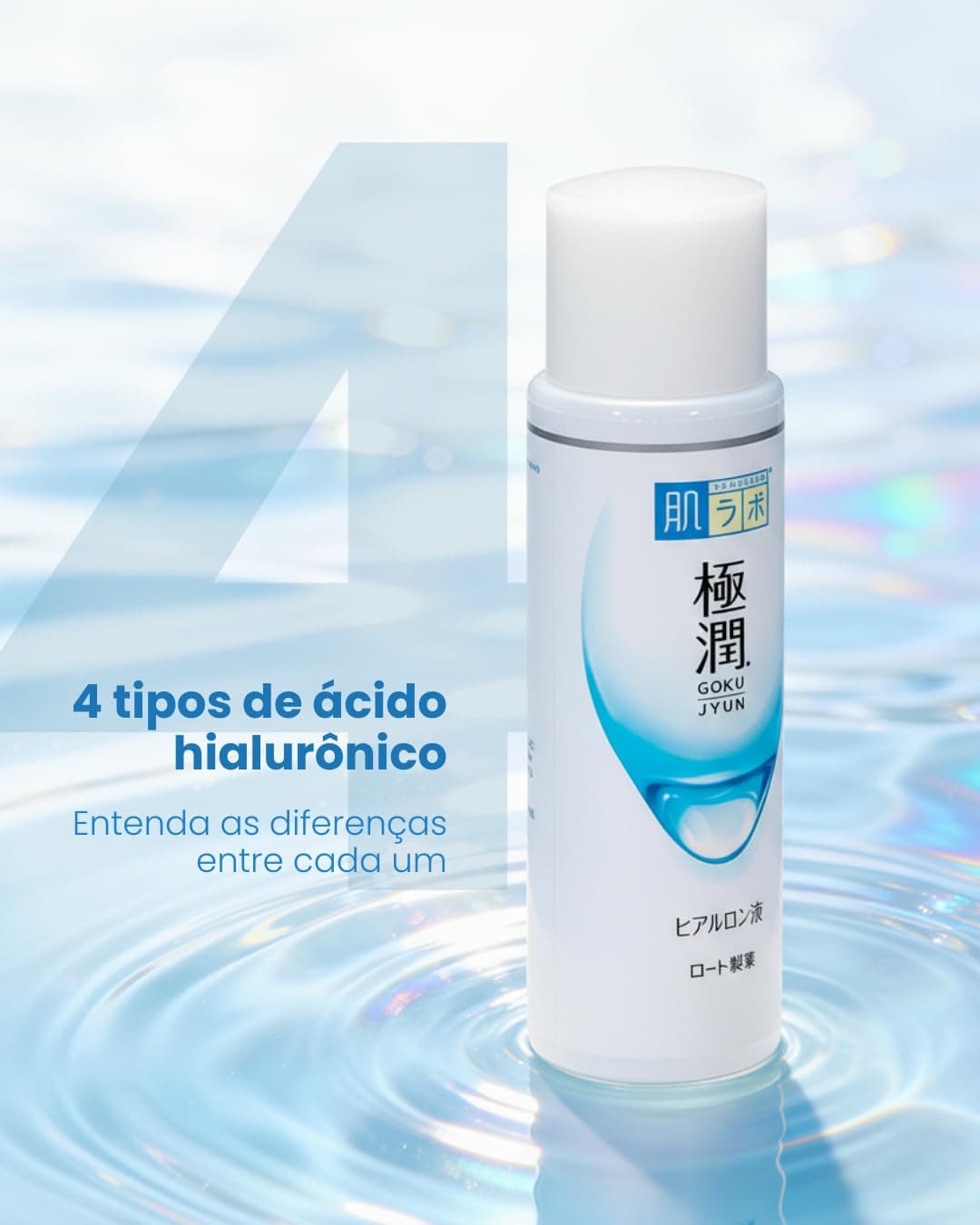 Hada Labo® Gokujyun Lotion – Loção Hidratante facial com Ácido Hialurônico fermentado com lactobacilos 170ml thumbnail 5